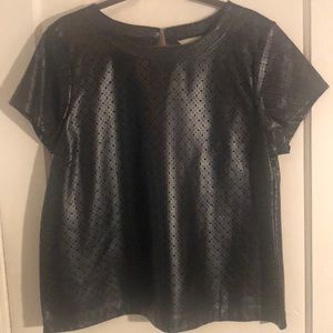 Vegan Faux Leather cutout